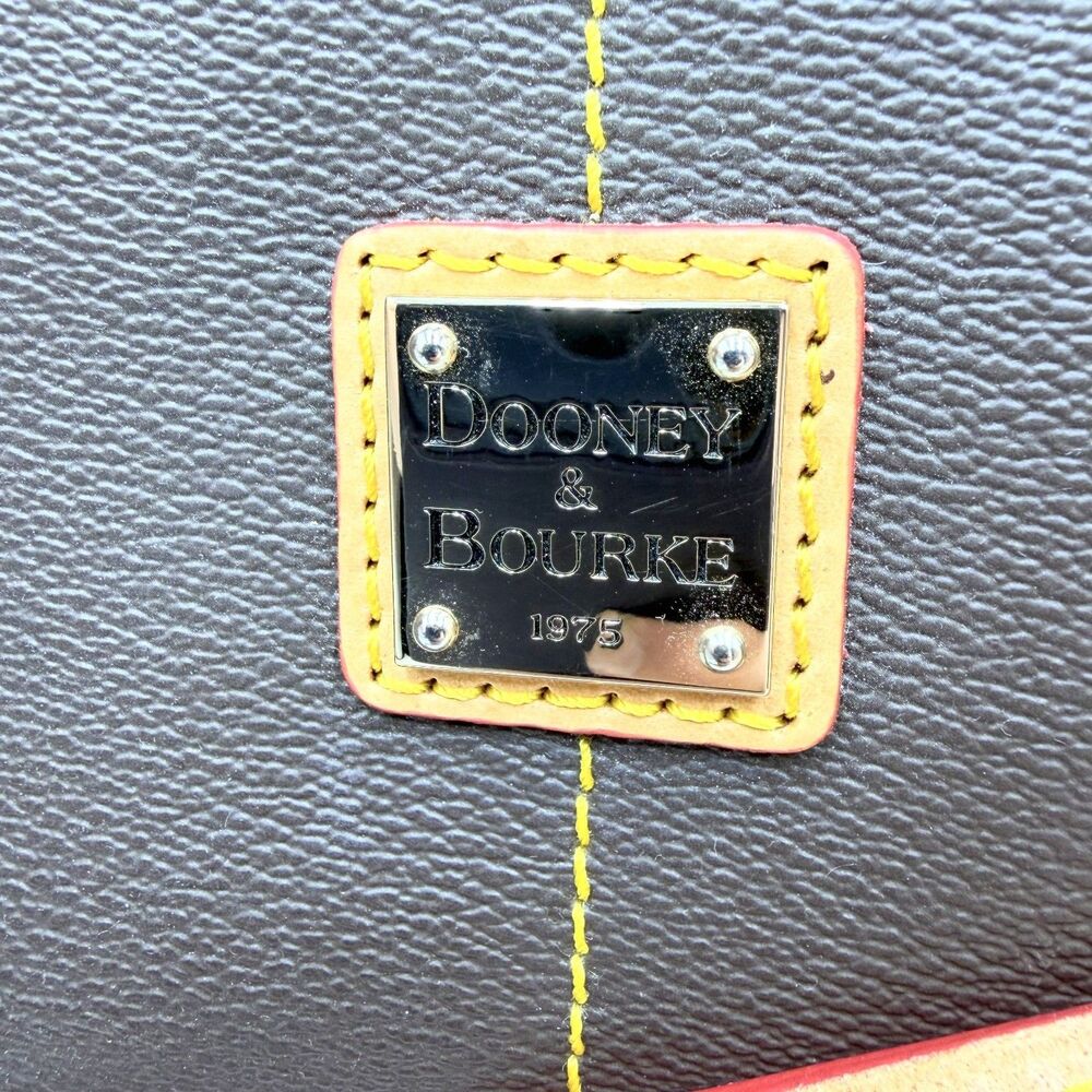 Dooney & Bourke Pebble Grain Kimberly Brown Leather Crossbody Bag - Picture 4 of 16